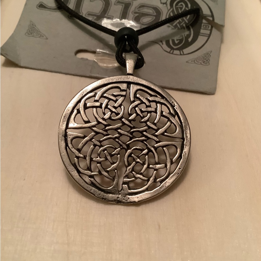 New Celtic knot work necklace